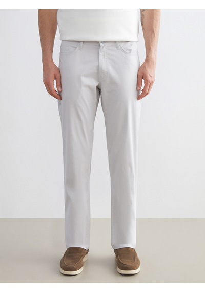 Lcw Eco Ekru Standart Kalıp Gabardin Erkek Chino Pantolon