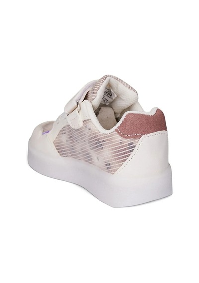 Tuğba Ortopedi 028 Kız Çocuk Led Işıklı Sneaker Bej