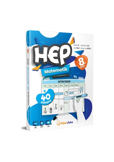 2027 8. Sınıf Haftalık Hep Matematik 40 Deneme