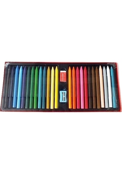 Faber-Castell Silinebilir Wax Crayon Mum Pastel Boya 25'li