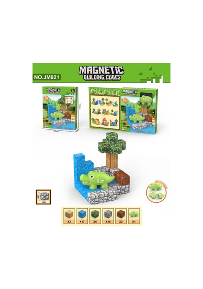 Magnetıc Küpler Eğitici Hayvanlar