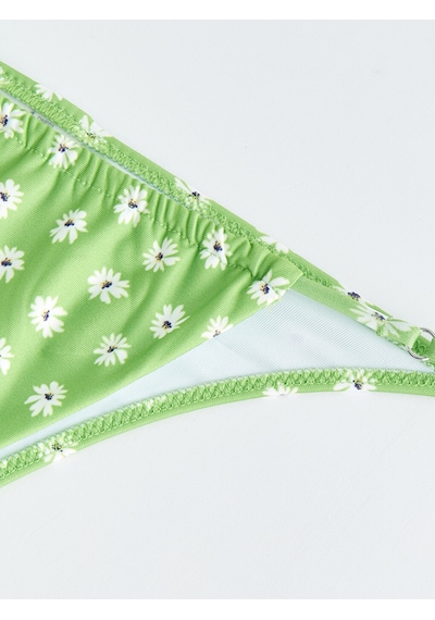 Lcw Dream Yeşil Desenli Kadın Bikini Alt