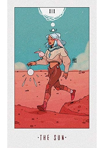 White Numen A Sacred Animal Tarot Kartı Metal Kutu