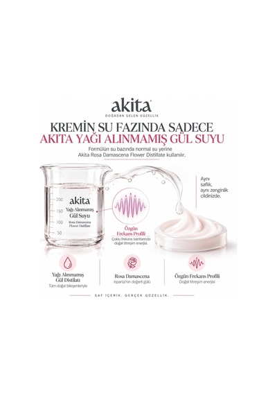 Akita Doğal Altın Gül Yağı Yüz Kremi 50 ML