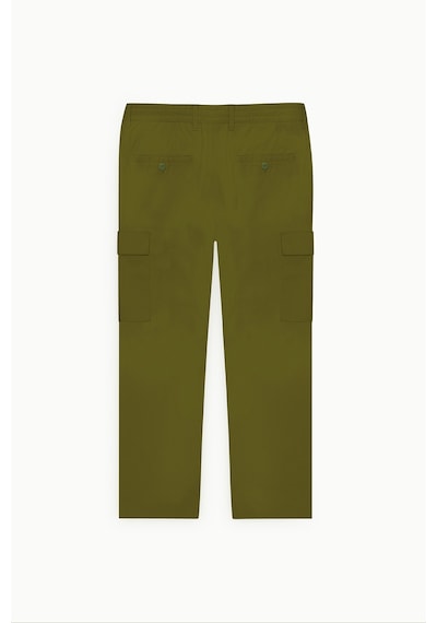 Ac&Co / Altınyıldız Classics Erkek Hakı Comfort Fit Rahat Kesim Pamuklu Esnek Yan Cepli Kargo Pantolon Hakı Haki