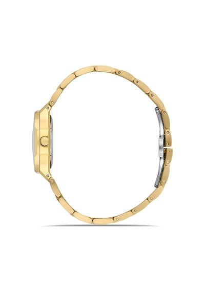 Ferro Fl21616awt-b6 Quartz Çelik Altın Rengi Yeşil Kadran 27 Mm Kadın Kol Saati Altın