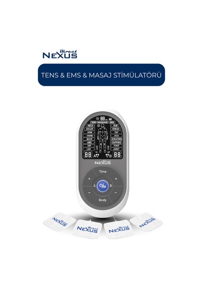 Direct Nexus TENS ve EMS Masaj Cihazı | Giderici & Rahatlatıcı Stimülatör