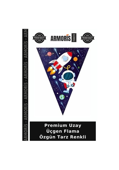 Premium Uzay Üçgen Flama Özgün Tarz Renkli Diğer
