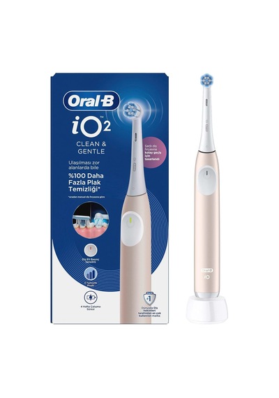 Oral-b Io2 Pembe Şarjlı/elektrikli Diş Fırçası, 1 Fırça Başlığı,