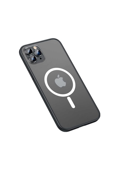 Apple Uyumlu iPhone 13 Pro Kılıf Zore Mokka Wireless Kapak Siyah