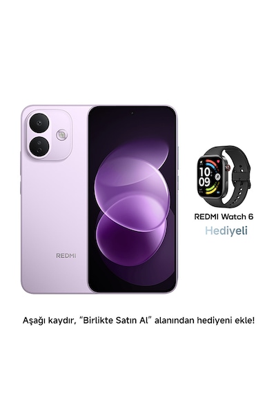 Xiaomi Redmi Note 17 Pro Max 5G 8 GB 256 GB (Xiaomi Türkiye Garantili) Mor+Xiaomi Redmi Watch 6 2.07 Akıllı Saat Siyah (Distribütör Garantili)