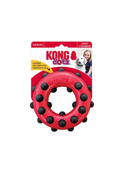 Kong Dotz Circle Halka Şeklinde Köpek Oyuncağı L