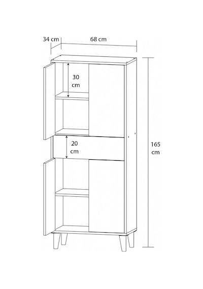 Mobilique Banyo Dolabı Efes 600-00-445 Çok Renkli