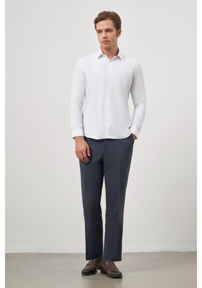 İmza Beyaz Uzun Kol Kendinden Desenli Armürlü 032 Sert Yaka Classic Slim Fit Gömlek 1004245151 Beyaz İmza Beyaz Uzun Kol Kendinden Desenli Armürlü 032 Sert Yaka Classic Slim Fit Gömlek 1004245151 Beyaz