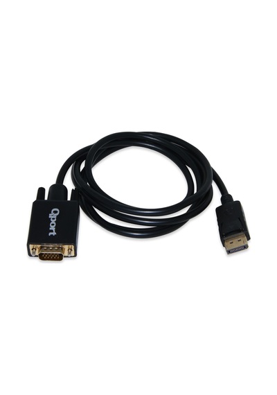 Qport Q-Dpv Dısplay PortM To VgaM 1.8 Mt Kablo Çevirici Dönüş