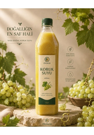 Promar Ekşi Koruk Suyu 2 x 1 L