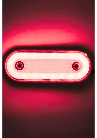 Kırmızı Led Yan Pozisyon Lambası 12-24v Reflektörlü Park Lambası
