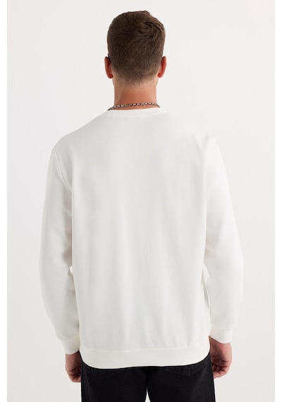 Tudors Unisex Oversize Geniş Kesim Pamuklu Yumuşak Dokulu Bisiklet Yaka İçi Polarlı Baskılı Ekru Sweatshirt-37300 Ekru Tudors Unisex Oversize Geniş Kesim Pamuklu Yumuşak Dokulu Bisiklet Yaka İçi Polarlı Baskılı Ekru Sweatshirt-37300 Ekru