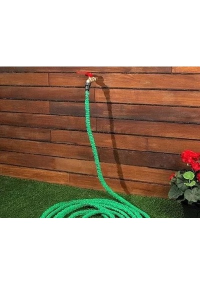 Tabancalı Uzayan Hortum Expandable Hose 22.5 Metre Beyaz