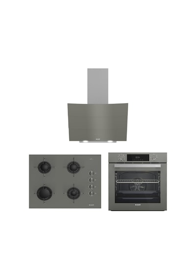 Arçelik AFC 340 G - OCD T 651 EG - P 14 YEG Grion Gri Ankastre Set