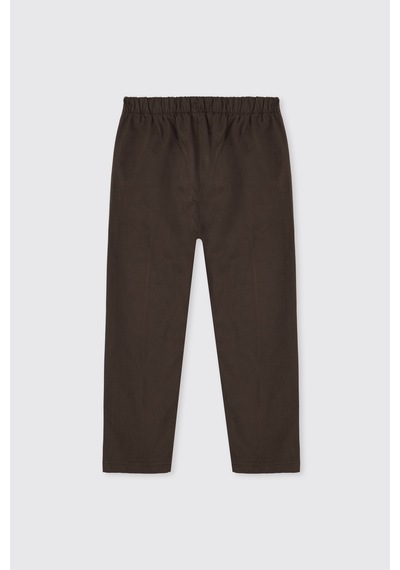 Panço Erkek Çocuk Bol Paçalı Kahve Pantolon 2621bk04022 Kahverengi