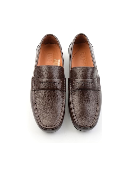 Kahve Hakiki Deri Erkek Loafer Ayakkabı E01547011240