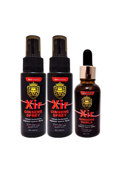 Xir Delayspray 2 Adet Erkeğe Geciktiricisprey 60ml + Xir Soğuk Çiftlere Özel 50 Ml Içecek
