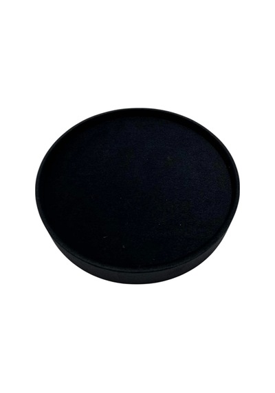 Silindir Model Süet Kumaş Gri Renk 20/20 Cm Batırmalı Küpe-piercing Tablası Siyah