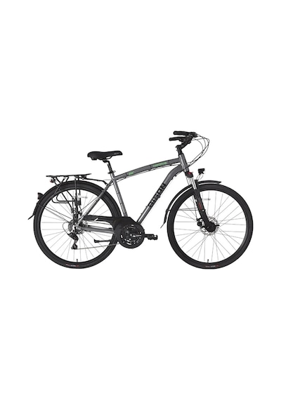 Bisan Comfortline Erkek Şehir Bisikleti 52cm Md 28 Jant 21 Vites Metalik Gri Yeşil Çok Renkli