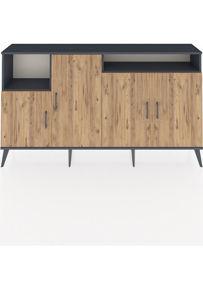 Arges Konsol 5 Raflı 4 Kapaklı 176x30x99 Antrasit-çam/antrasit Atlas Çam/antrasıt - Antrasıt Arges Konsol 5 Raflı 4 Kapaklı 176x30x99 Antrasit-çam/antrasit Atlas Çam/antrasıt - Antrasıt