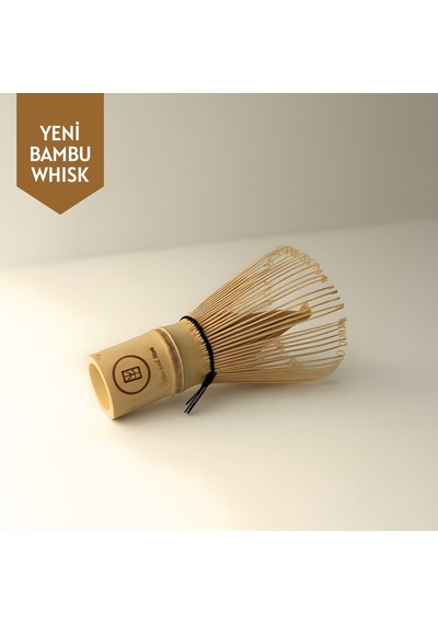 Matcha Whisk El Yapımı Özel Bambu Köpürtücü çok renkli