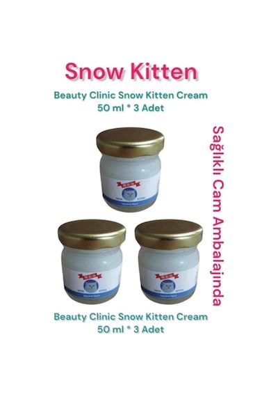 Beauty Clinic Snow Kitten Krem 3 Adet 50 Gr