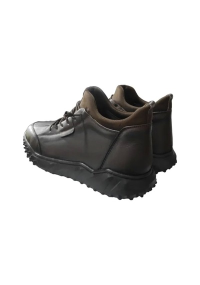 Castle Black Cb-9910-1 Erkek Deri Spor Ayakkabı Kahve Kahverengi