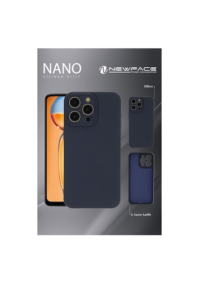 Redmi Note 13 Pro 4g Kılıf Nano İçi Kadife Silikon - Gri Bz8683140699079