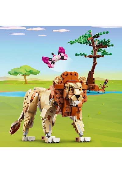 LEGO® Creator 3'ü 1 Arada Vahşi Safari Hayvanları 31150 - Yaş ve Üzeri Çocuklar İçin Yaratıcı Oyuncak Yapım Seti  (780 Parça)