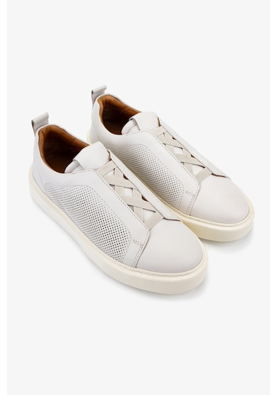 Valmenti Erkek Hakiki Deri Kırık Beyaz Sneakers & Spor Ayakkabı 1093 1302 Erk Ayk Y26 Off Whıte