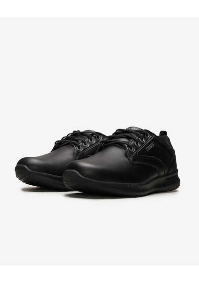 Skechers Delson - Antigo Erkek Siyah Günlük Ayakkabı 65693 Bbk Siyah