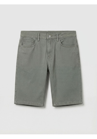 Lcwaıkıkı Classic Gri Slim Fit Gabardin Erkek Şort