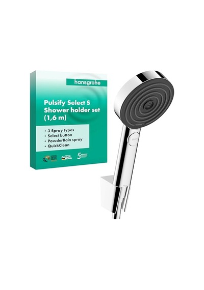 Hansgrohe Pulsify Select S Duş Seti, Hortumlu Ve Tutuculu Duş Başlığı, 3 Püskürtme Türüne Sahip Duş Başlığ Diğer