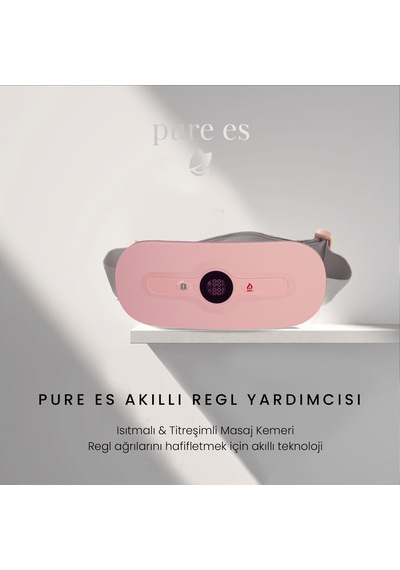 Akıllı Isıtıcılı Masaj Kemeri Pembe