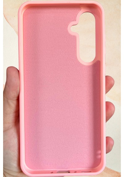 Samsung Galaxy A35 Yıldız Tozu Premium Pembe Silikon Kılıf
