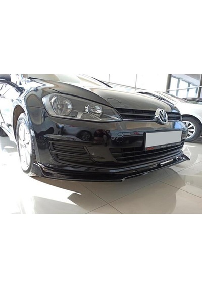 Vw Golf Mk 7.5 R Line Max Design Ön Lip Piona Black 2017 Ön