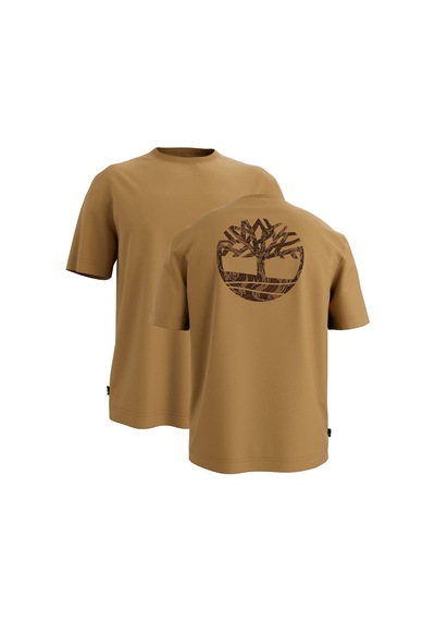 Timberland Kennebec Rıver Back Camo Tree Logo Short Erkek Tişört Tb0a2fkzp471 Karamel