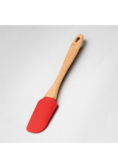 Korkmaz A594 Natura Twisty Silikon Bambu Saplı Hamur Spatulası