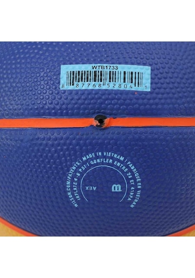 Wilson Fiba 3x3 Mini Rubber Sz3 Basketbol Topu Wtb1733xb