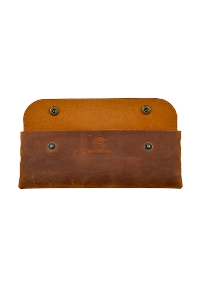 El Yapımı Kalemlik Hakiki Deri, Deri Küçük Kalem Kutusu İş, Ofis, Okul Aksesuar Tutucu, Klasik Ve Minimal El Yapımı Tasarım Vintage Kalemlik Camel Cok Renkli