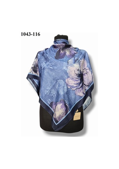 Velscarfs Eşarp Velscarfs Soft Pamuk Parla Eşarp Lacivert 1043-116 Çok Renkli