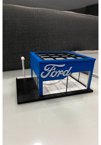Ford Showroom Tasarımlı Dekoratif Diorama 1:64