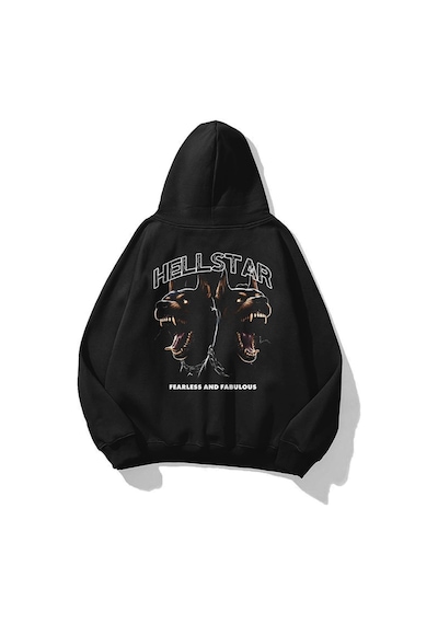 Tarzsokak Unisex Hellstar Sweatshirt Siyah