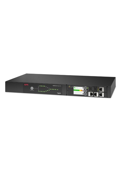 Apc Ap4423a - Netshelter Kabinet Otomatik Transfer Anahtarı, 1u, 16a, 230v, 2 C20 İç, 8 C13, 1 C19 Dış, 50/60hz